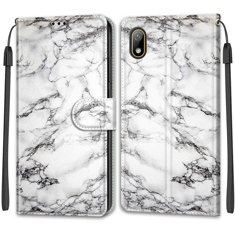 Voltage Colored Drawing Magnetic Clasp Horizontal Flip PU Leather Case with Holder & Card Slots