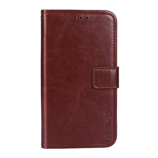 idewei Crazy Horse Texture Horizontal Flip Leather Case with Holder & Card Slots & Wallet
