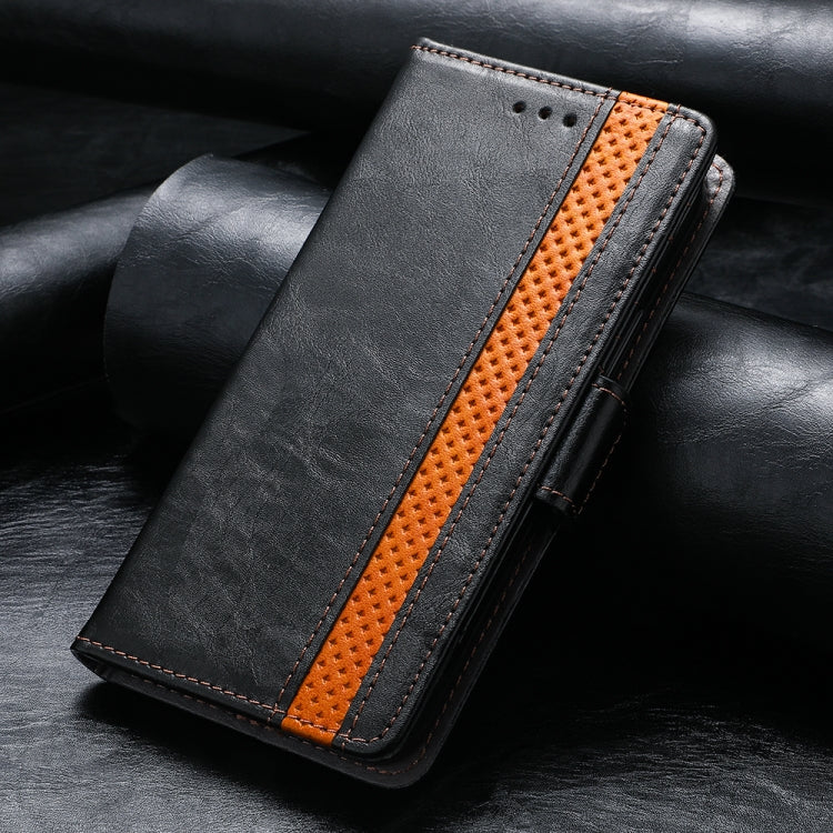 CaseNeo Business Splicing Dual Magnetic Buckle Horizontal Flip PU Leather Case with Holder & Card Slots & Wallet, For iPhone 12 mini, For iPhone 12 / 12 Pro, For iPhone 12 Pro Max, For iPhone 11 Pro