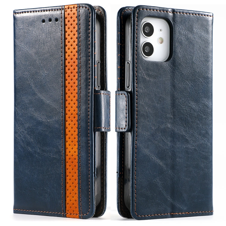 CaseNeo Business Splicing Dual Magnetic Buckle Horizontal Flip PU Leather Case with Holder & Card Slots & Wallet, For iPhone 12 mini, For iPhone 12 / 12 Pro, For iPhone 12 Pro Max, For iPhone 11 Pro