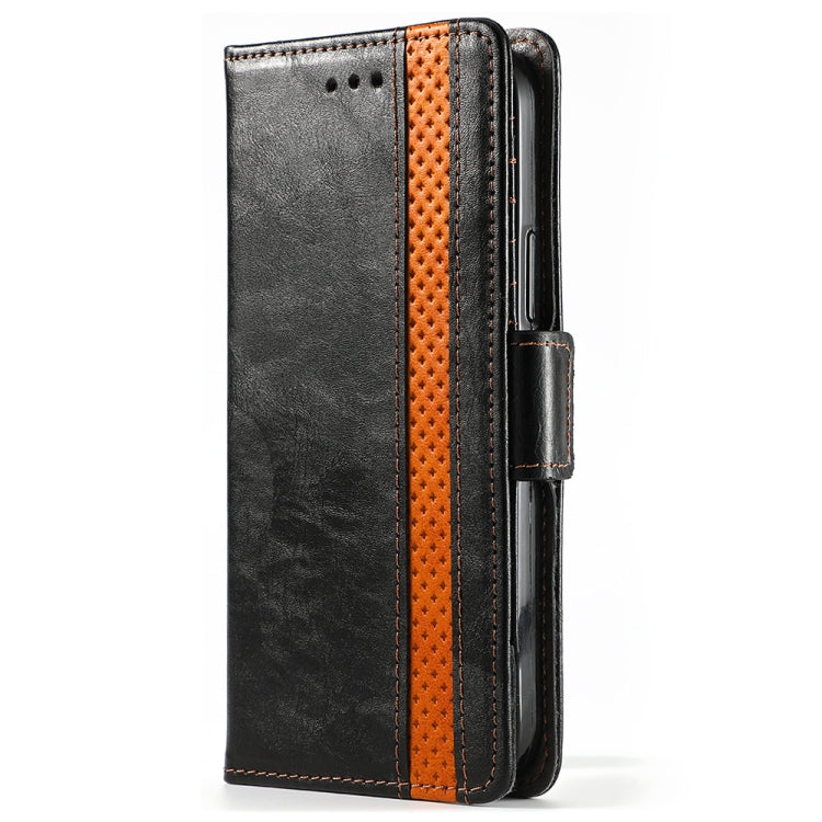 CaseNeo Business Splicing Dual Magnetic Buckle Horizontal Flip PU Leather Case with Holder & Card Slots & Wallet, For iPhone 11, For iPhone 11 Pro Max