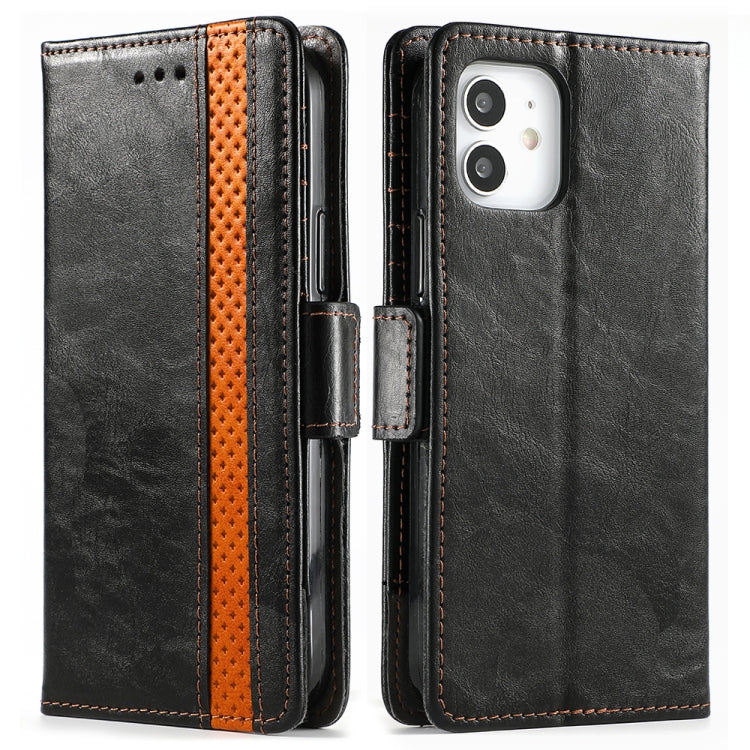 CaseNeo Business Splicing Dual Magnetic Buckle Horizontal Flip PU Leather Case with Holder & Card Slots & Wallet, For iPhone 11, For iPhone 11 Pro Max