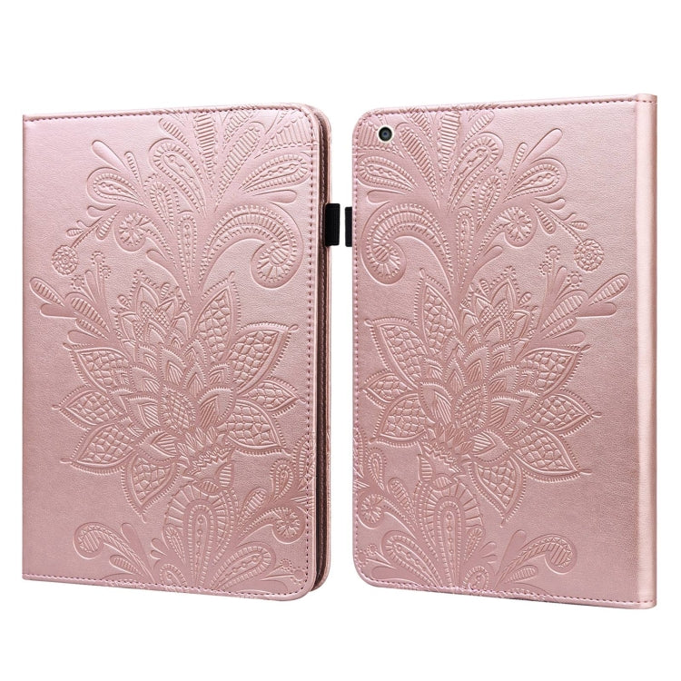 Lace Flower Embossing Pattern Horizontal Flip Leather Case with Holder & Card Slots & Wallet & Photo Frame & Sleep / Wake-up Function, For iPad 9.7 2018 / 9.7  2017 / Air 2 / Air, For iPad mini  2019 / 4 / 3 / 2 / 1, For iPad Pro 10.5 2017 / 10.2 2019�...