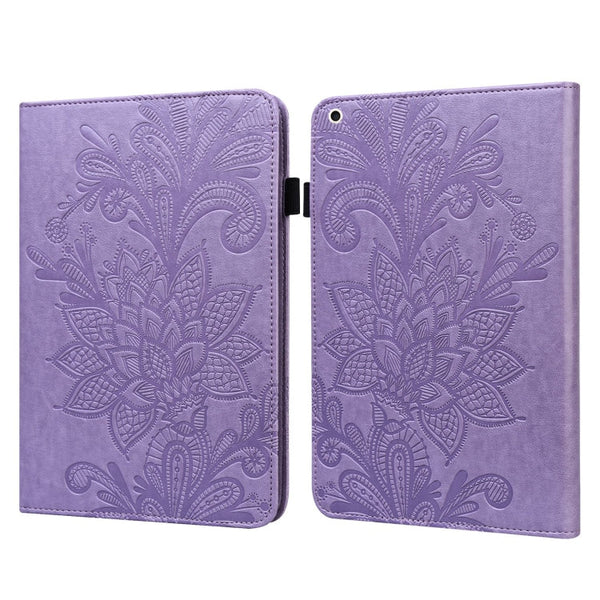 Lace Flower Embossing Pattern Horizontal Flip Leather Case with Holder & Card Slots & Wallet & Photo Frame & Sleep / Wake-up Function, For iPad 9.7 2018 / 9.7  2017 / Air 2 / Air, For iPad mini  2019 / 4 / 3 / 2 / 1, For iPad Pro 10.5 2017 / 10.2 2019�...