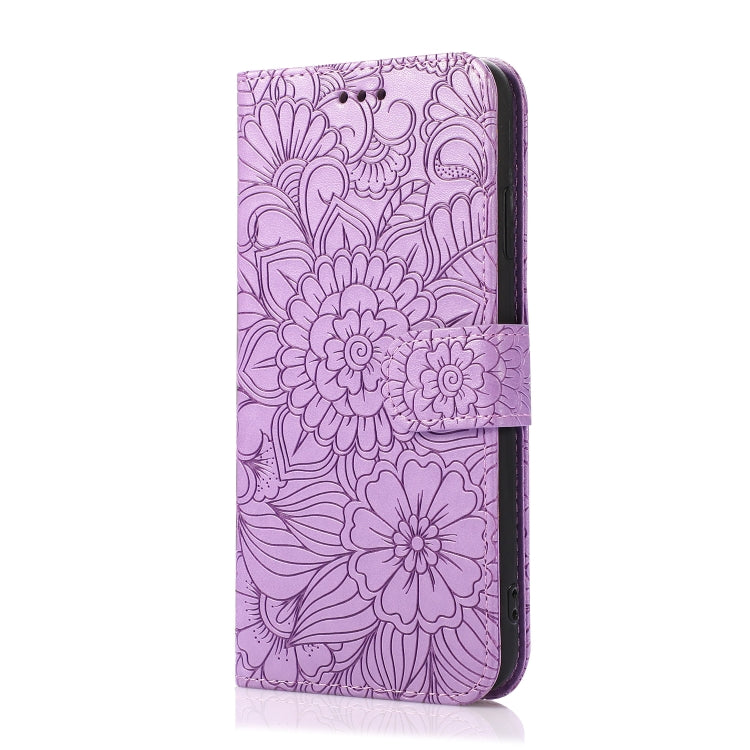 Skin Feel Embossed Sunflower Horizontal Flip Leather Case with Holder & Card Slots & Wallet & Lanyard, For iPhone X / XS, For iPhone XS Max, For iPhone 6 / 6s, For iPhone 6 Plus / 6s Plus