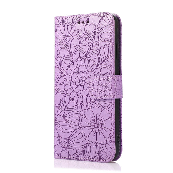 Skin Feel Embossed Sunflower Horizontal Flip Leather Case with Holder & Card Slots & Wallet & Lanyard, For iPhone X / XS, For iPhone XS Max, For iPhone 6 / 6s, For iPhone 6 Plus / 6s Plus