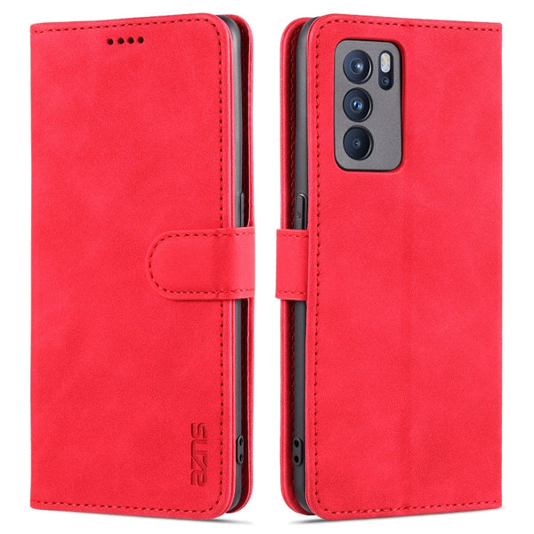 AZNS Skin Feel Calf Texture Horizontal Flip Leather Case with Card Slots & Holder & Wallet, For OPPO K9, For OPPO Reno6 5G, For OPPO Reno6 Pro 5G, For Vivo Y53S 5G