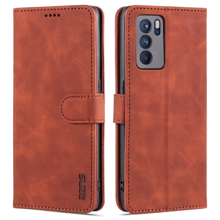 AZNS Skin Feel Calf Texture Horizontal Flip Leather Case with Card Slots & Holder & Wallet, For OPPO K9, For OPPO Reno6 5G, For OPPO Reno6 Pro 5G, For Vivo Y53S 5G