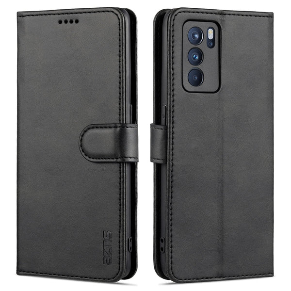 AZNS Skin Feel Calf Texture Horizontal Flip Leather Case with Card Slots & Holder & Wallet, For OPPO K9, For OPPO Reno6 5G, For OPPO Reno6 Pro 5G, For Vivo Y53S 5G