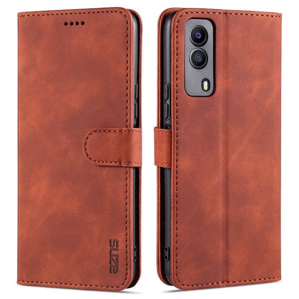 AZNS Skin Feel Calf Texture Horizontal Flip Leather Case with Card Slots & Holder & Wallet, For OPPO K9, For OPPO Reno6 5G, For OPPO Reno6 Pro 5G, For Vivo Y53S 5G
