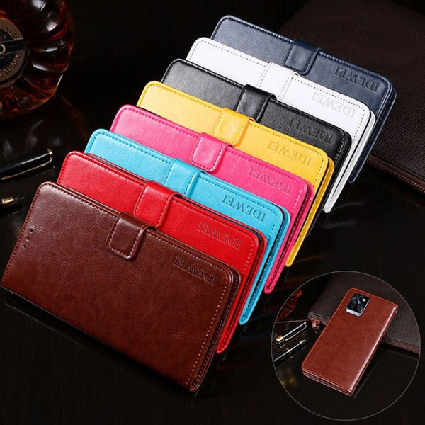 idewei Crazy Horse Texture Horizontal Flip Leather Case with Holder & Card Slots & Wallet, For Infinix Note 10 Pro, For Lenovo K13, For Lenovo K13 Note