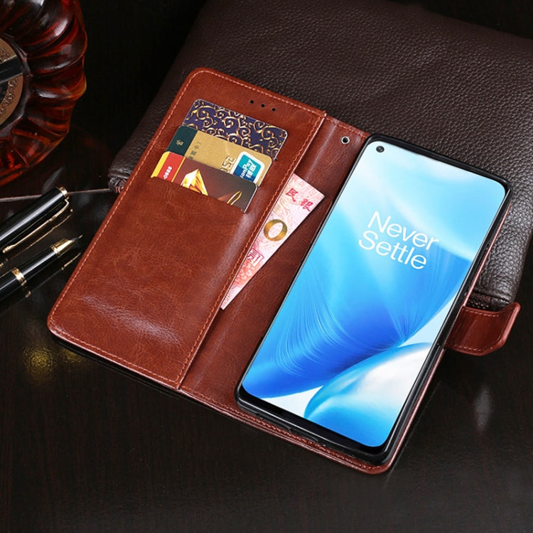 idewei Crazy Horse Texture Horizontal Flip Leather Case with Holder & Card Slots & Wallet, For OnePlus Nord N200 5G, For Asus Zenfone 8 Flip, For Infinix Hot 10T