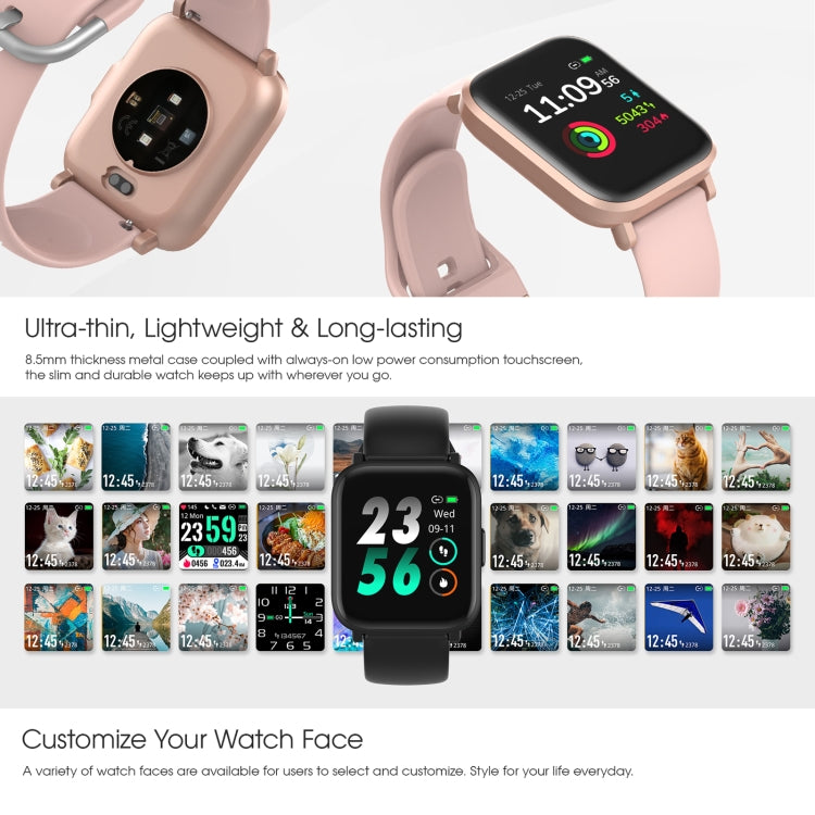 CS201 1.3 inch TFT Color Screen IP68 Waterproof Sport Smart Watch, Support Sleep Monitoring / Heart Rate Monitoring / Blood Oxygen Monitoring / Message Push