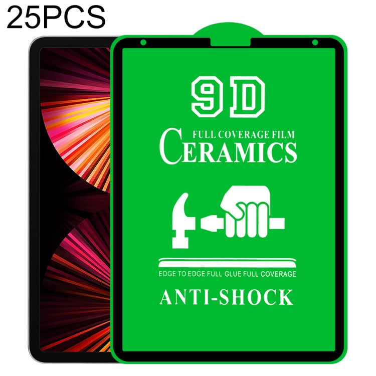 25 PCS 9D Full Screen Full Glue Ceramic Film