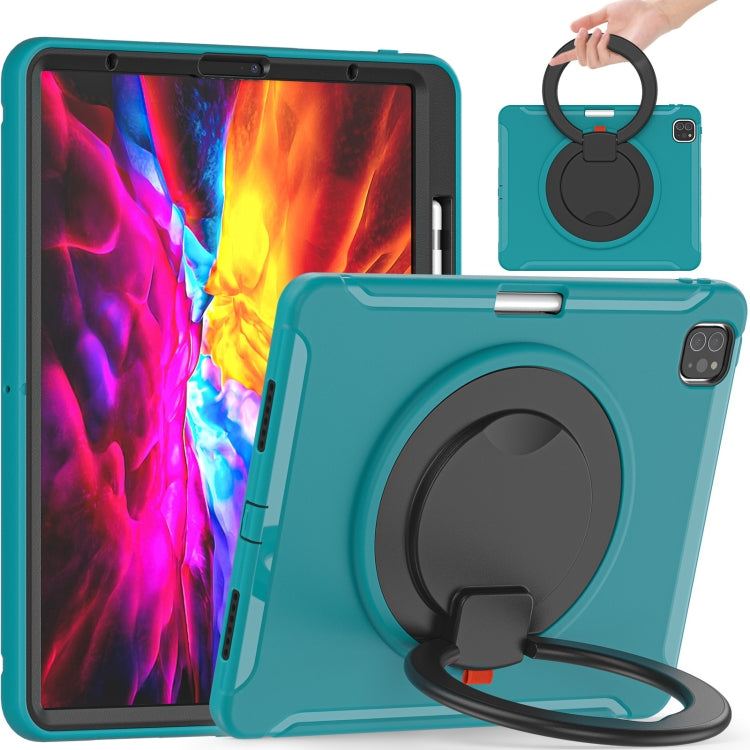 Shockproof TPU + PC Protective Case with 360 Degree Rotation Foldable Handle Grip Holder & Pen Slot, For iPad Pro 12.9 2020 / 2018, For Samsung Galaxy Tab S6 Lite 10.4 inch P610