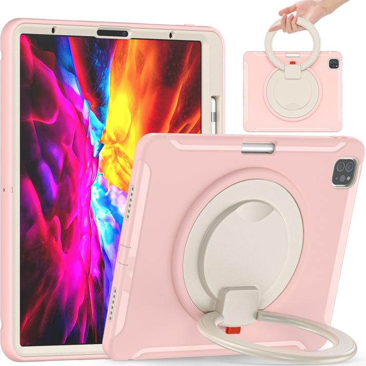 Shockproof TPU + PC Protective Case with 360 Degree Rotation Foldable Handle Grip Holder & Pen Slot, For iPad Pro 12.9 2020 / 2018, For Samsung Galaxy Tab S6 Lite 10.4 inch P610