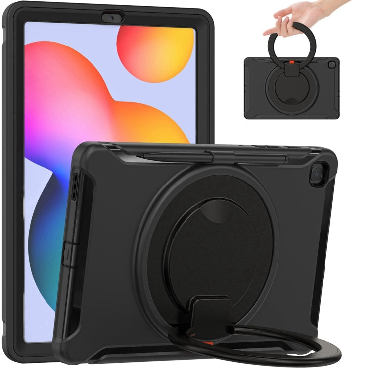 Shockproof TPU + PC Protective Case with 360 Degree Rotation Foldable Handle Grip Holder & Pen Slot, For iPad Pro 12.9 2020 / 2018, For Samsung Galaxy Tab S6 Lite 10.4 inch P610