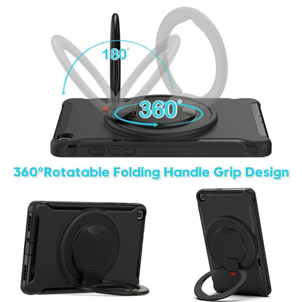 Shockproof TPU + PC Protective Case with 360 Degree Rotation Foldable Handle Grip Holder & Pen Slot, For Samsung Galaxy Tab A 8.0 2019 T290
