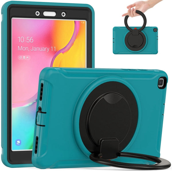 Shockproof TPU + PC Protective Case with 360 Degree Rotation Foldable Handle Grip Holder & Pen Slot, For Samsung Galaxy Tab A 8.0 2019 T290