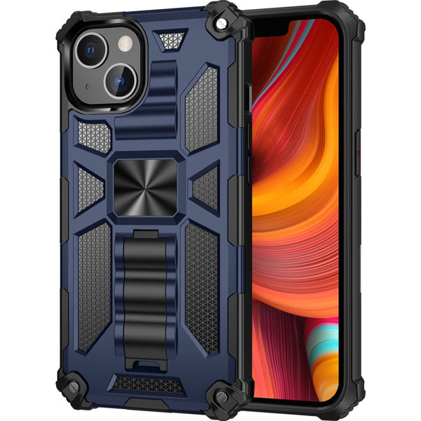 Armor Shockproof TPU + PC Magnetic Protective Case with Holder
