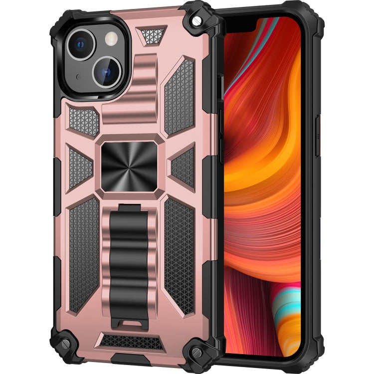 Armor Shockproof TPU + PC Magnetic Protective Case with Holder