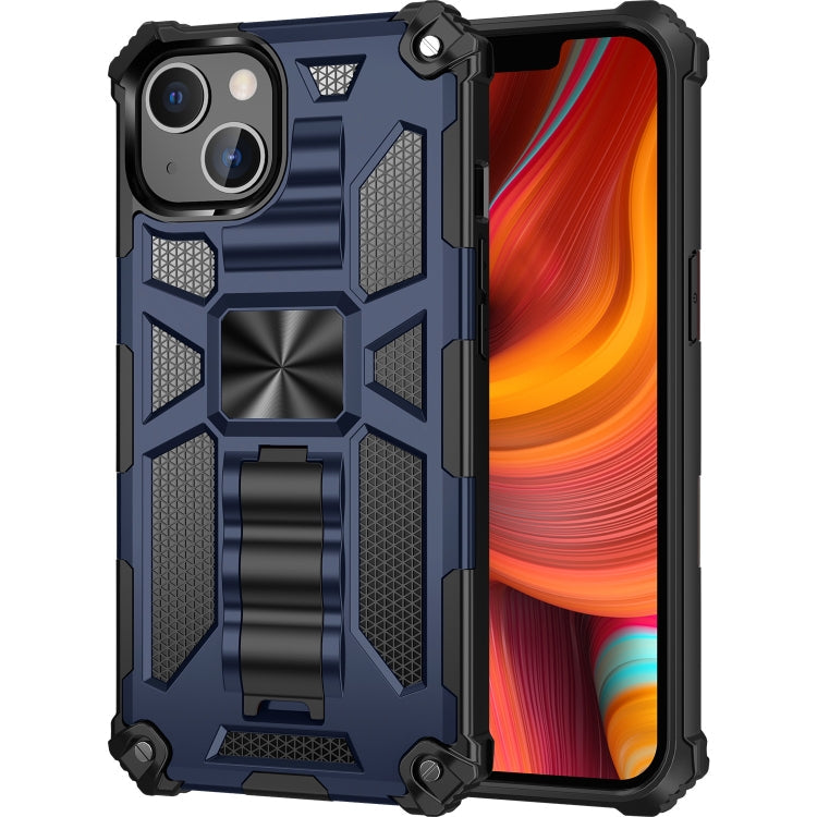 Armor Shockproof TPU + PC Magnetic Protective Case with Holder