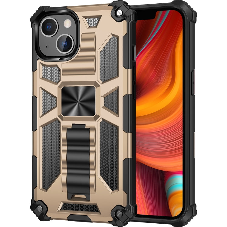 Armor Shockproof TPU + PC Magnetic Protective Case with Holder