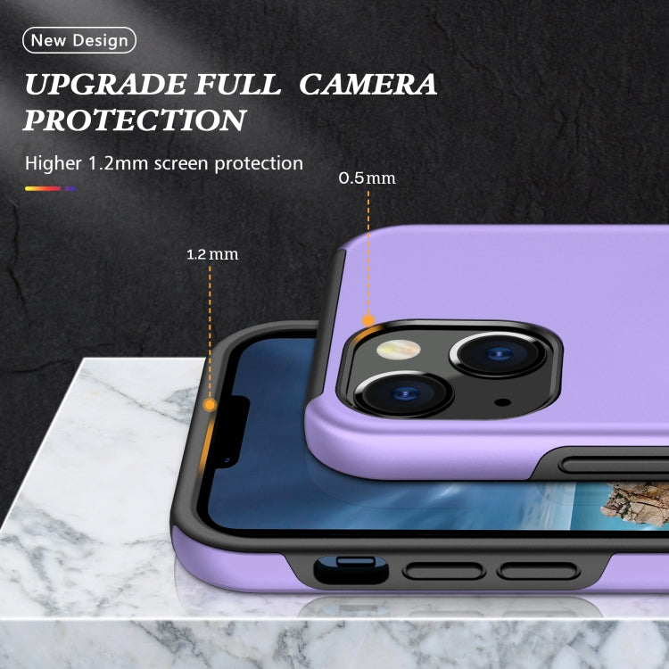 PC + TPU Shockproof Magnetic Protective Case with Invisible Ring Holder, For iPhone 13 Pro Max