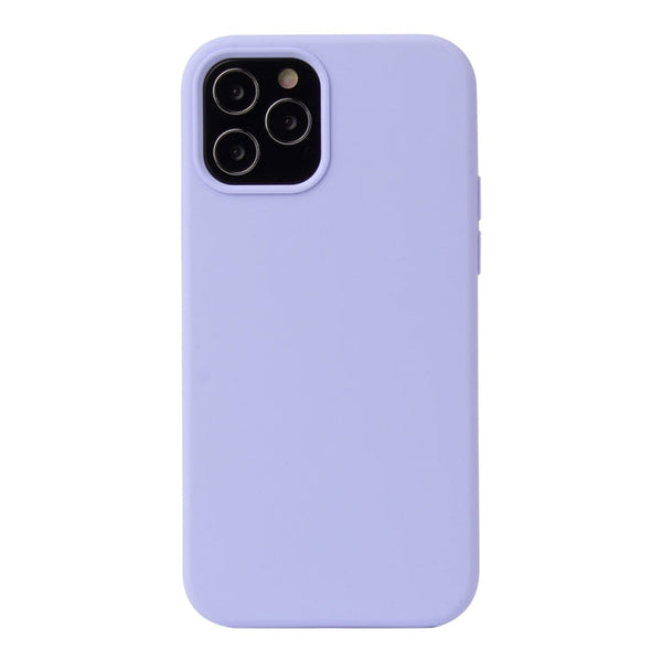 Solid Color Liquid Silicone Shockproof Protective Case