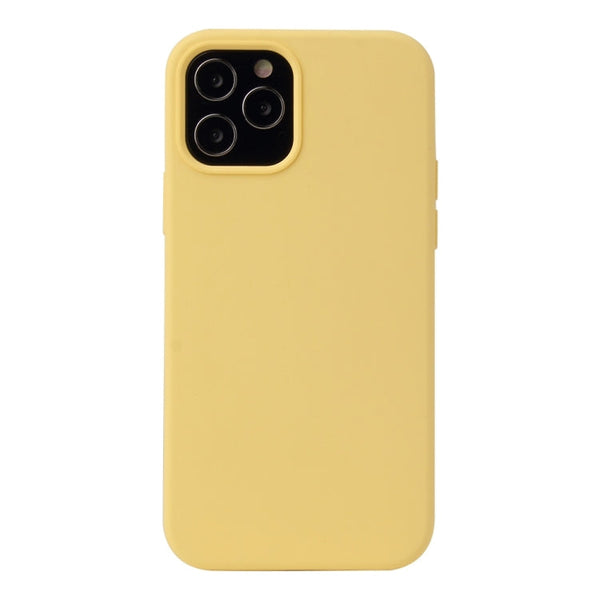 Solid Color Liquid Silicone Shockproof Protective Case