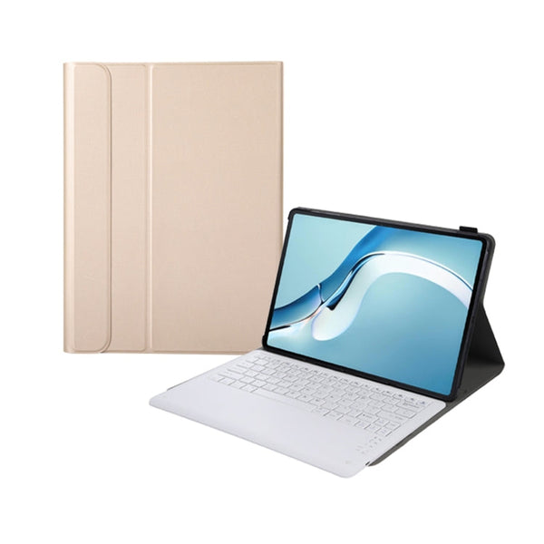 For Huawei MatePad Pro 12.6 2021 Sheep Texture Ultra-thin Bluetooth Keyboard Horizontal Flip Leather Case with Holder