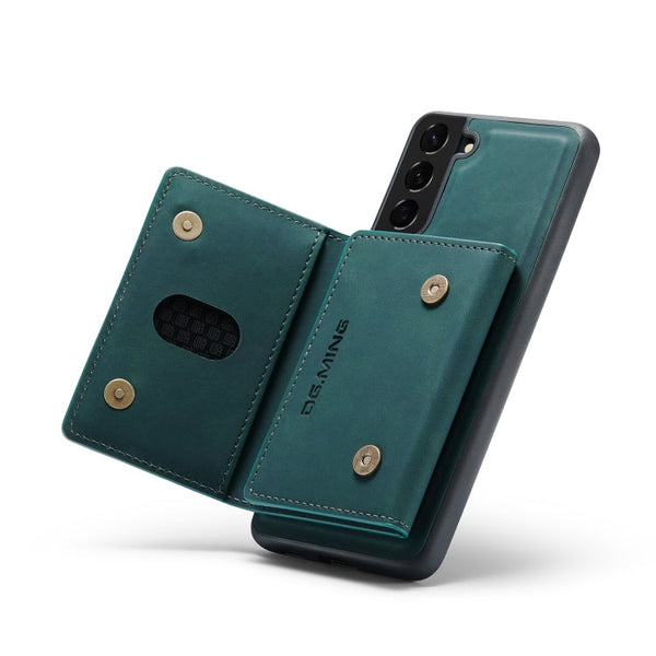 DG.MING M2 Series 3-Fold Multi Card Bag Back Cover Shockproof Case with Wallet & Holder Function, For Samsung Galaxy S21, For Samsung Galaxy S21 FE, For Samsung Galaxy S21+