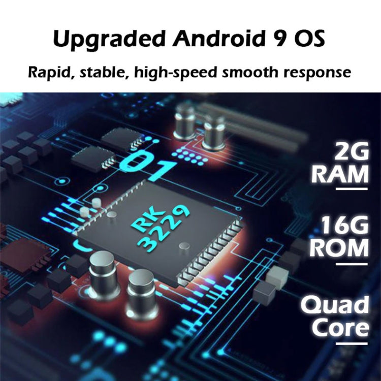 WEJOY Y2 1920x1080P 100 ANSI Lumens Portable Home Theater LED HD Digital Projector, Battery Touch Control Version, Android 9.0, 2G+16G, Y2 US Plug