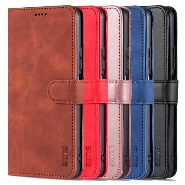 AZNS Skin Feel Calf Texture Horizontal Flip Leather Case with Card Slots & Holder & Wallet, For Xiaomi Mi 11 Lite, For Xiaomi Mi 11 Ultra