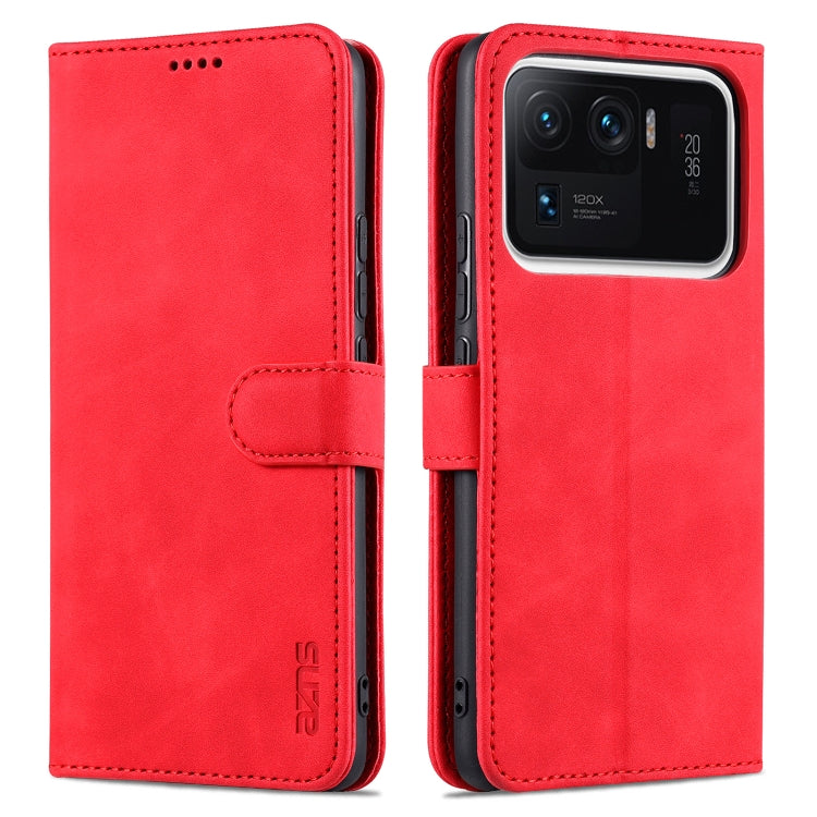 AZNS Skin Feel Calf Texture Horizontal Flip Leather Case with Card Slots & Holder & Wallet, For Xiaomi Mi 11 Lite, For Xiaomi Mi 11 Ultra