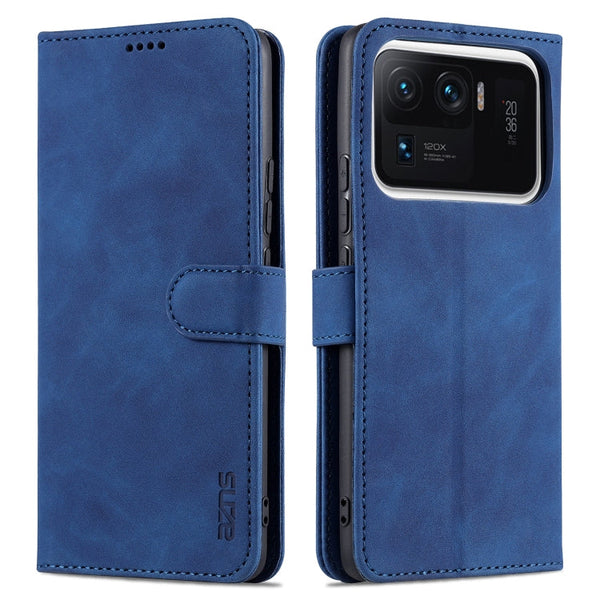 AZNS Skin Feel Calf Texture Horizontal Flip Leather Case with Card Slots & Holder & Wallet, For Xiaomi Mi 11 Lite, For Xiaomi Mi 11 Ultra