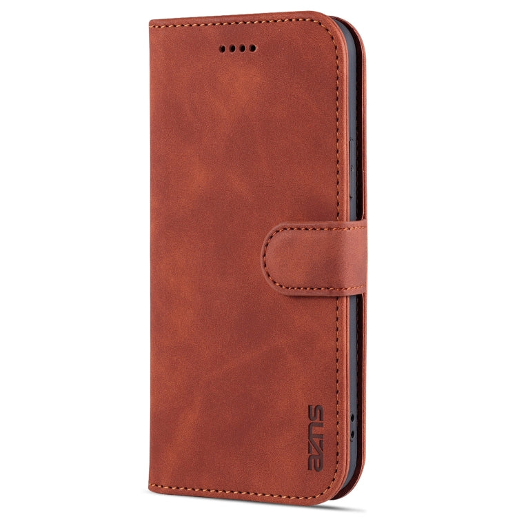 AZNS Skin Feel Calf Texture Horizontal Flip Leather Case with Card Slots & Holder & Wallet, For iPhone 12 Pro, For iPhone 12 Pro Max