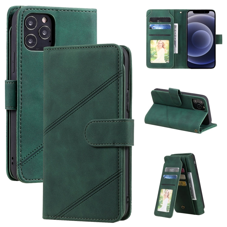 Skin Feel Business Horizontal Flip PU Leather Case with Holder & Multi-Card Slots & Wallet & Lanyard & Photo Frame, For iPhone 11, For iPhone 11 Pro, For iPhone 11 Pro Max, For iPhone 12 mini