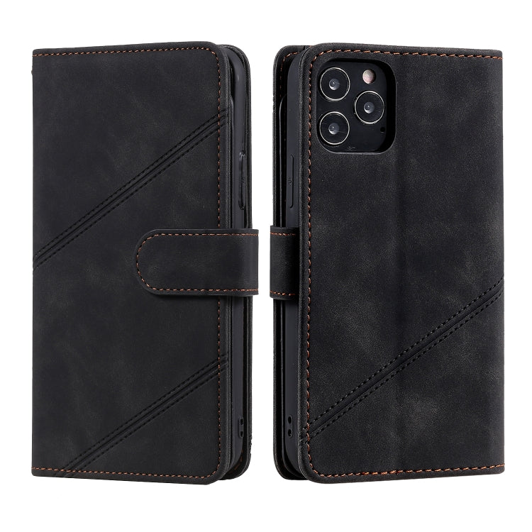 Skin Feel Business Horizontal Flip PU Leather Case with Holder & Multi-Card Slots & Wallet & Lanyard & Photo Frame, For iPhone 12 / 12 Pro, For iPhone 12 Pro Max, For iPhone XS / X, For iPhone XR