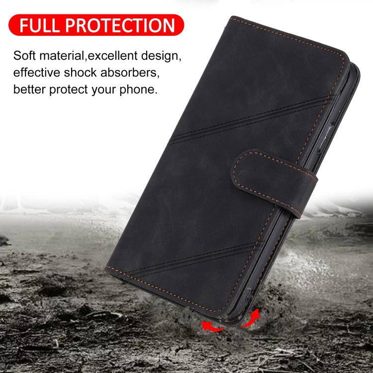 Skin Feel Business Horizontal Flip PU Leather Case with Holder & Multi-Card Slots & Wallet & Lanyard & Photo Frame, For iPhone XS Max, For iPhone 8 Plus / 7 Plus, For iPhone SE 2022 / SE 2020 / 8 / 7