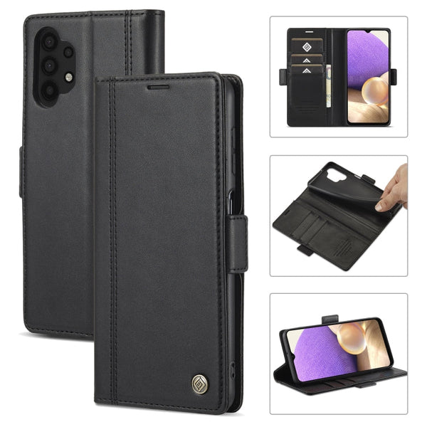 LC.IMEEKE Magnetic Buckle PU + TPU Horizontal Flip Leather Case with Holder & Card Slots & Wallet, For Samsung Galaxy A32 5G, For Samsung Galaxy A51 / M40s, For Samsung Galaxy A71 / M70s, For Samsung Galaxy A52 5G / 4G