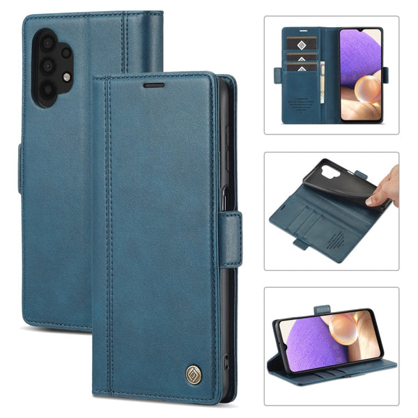 LC.IMEEKE Magnetic Buckle PU + TPU Horizontal Flip Leather Case with Holder & Card Slots & Wallet, For Samsung Galaxy A32 5G, For Samsung Galaxy A51 / M40s, For Samsung Galaxy A71 / M70s, For Samsung Galaxy A52 5G / 4G