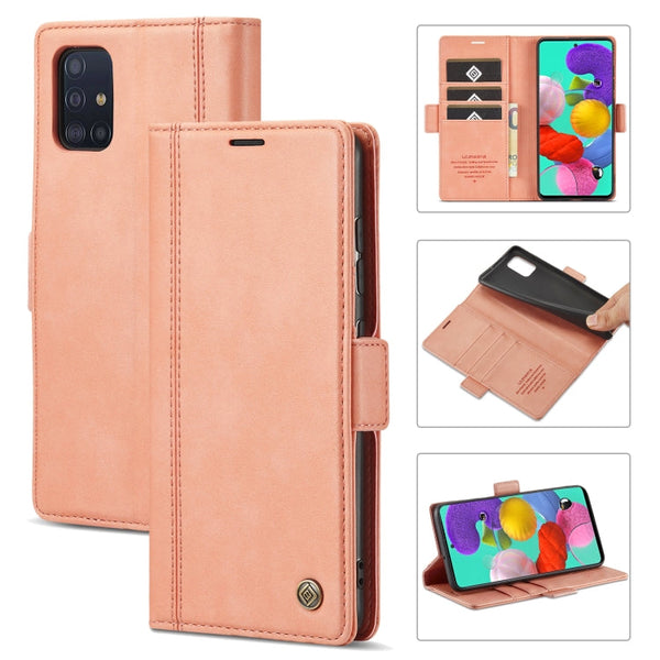 LC.IMEEKE Magnetic Buckle PU + TPU Horizontal Flip Leather Case with Holder & Card Slots & Wallet, For Samsung Galaxy A32 5G, For Samsung Galaxy A51 / M40s, For Samsung Galaxy A71 / M70s, For Samsung Galaxy A52 5G / 4G