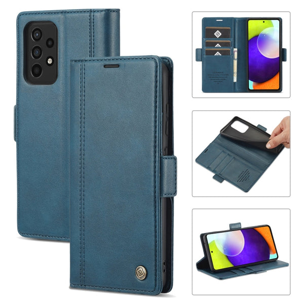 LC.IMEEKE Magnetic Buckle PU + TPU Horizontal Flip Leather Case with Holder & Card Slots & Wallet, For Samsung Galaxy A32 5G, For Samsung Galaxy A51 / M40s, For Samsung Galaxy A71 / M70s, For Samsung Galaxy A52 5G / 4G