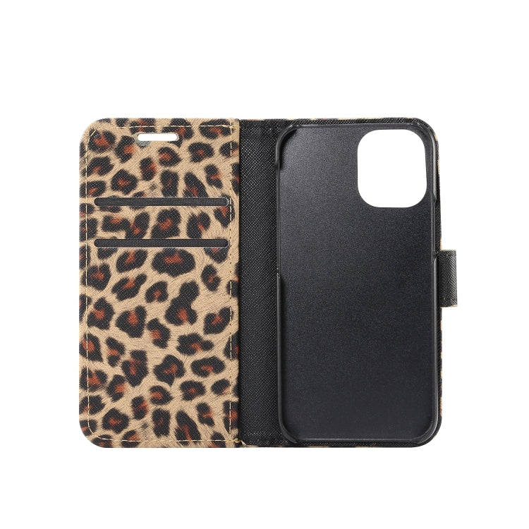 Leopard Pattern Horizontal Flip PC + PU Leather Case with Holder & Card Slots & Wallet