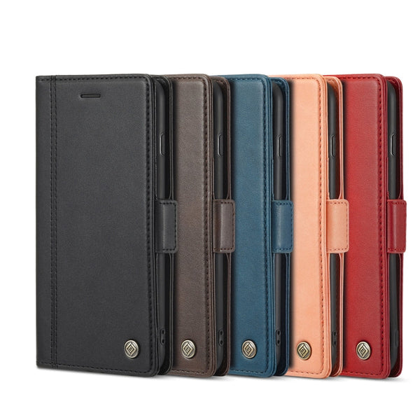 LC.IMEEKE Magnetic Buckle PU + TPU Horizontal Flip Leather Case with Holder & Card Slots & Wallet, For iPhone 8 Plus & 7 Plus, For iPhone X / XS, For iPhone XS Max, For iPhone XR