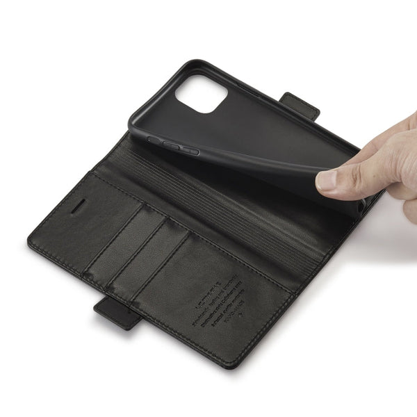 LC.IMEEKE Magnetic Buckle PU + TPU Horizontal Flip Leather Case with Holder & Card Slots & Wallet, For iPhone 11, For iPhone 11 Pro, For iPhone 11 Pro Max, For iPhone 12 Pro Max