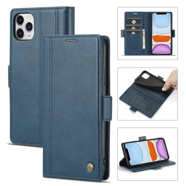 LC.IMEEKE Magnetic Buckle PU + TPU Horizontal Flip Leather Case with Holder & Card Slots & Wallet, For iPhone 11, For iPhone 11 Pro, For iPhone 11 Pro Max, For iPhone 12 Pro Max
