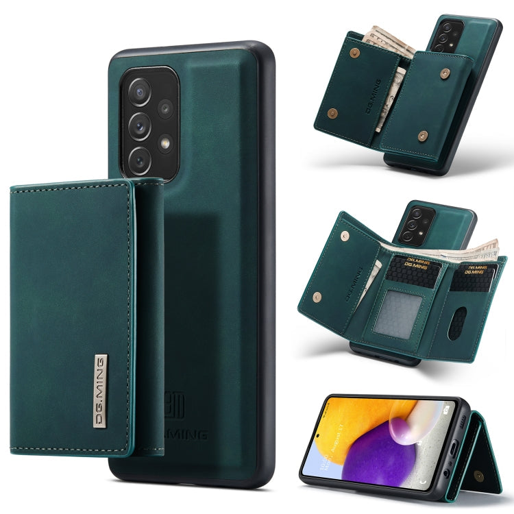 DG.MING M1 Series 3-Fold Multi Card Wallet + Magnetic Back Cover Shockproof Case with Holder Function, For Samsung Galaxy A52 5G / 4G, For Samsung Galaxy A72 5G / 4G, For Samsung Galaxy Note20, For Samsung Galaxy S20 FE