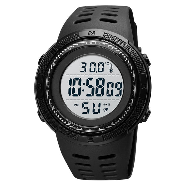 SKMEI 1681 Multifunctional LED Digital Display Luminous Electronic Watch, Support Body / Ambient Temperature Measurement